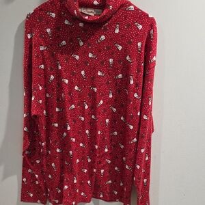 Woolrich Holiday Long Sleeve Top with Snowmen